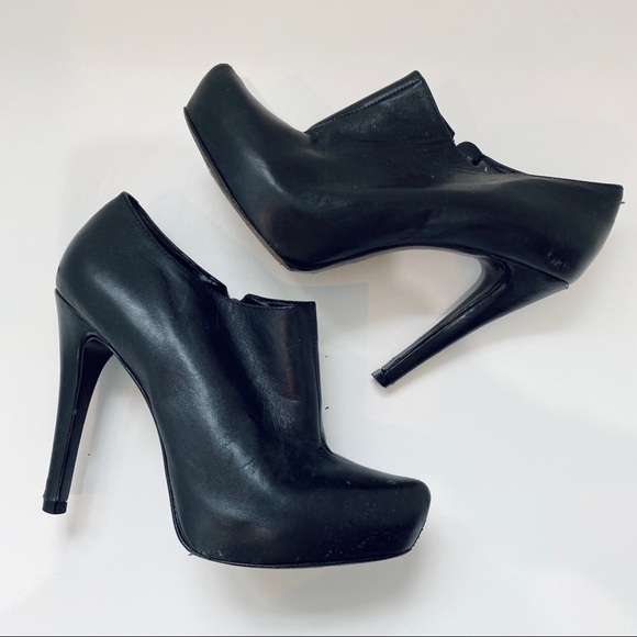 Aldo leather covered/hidden platform heels - Picture 1 of 7